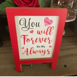 🌿New~Home decor~Sign~weddings~love~ Valentine’s Day be my always~farmhouse~Boho